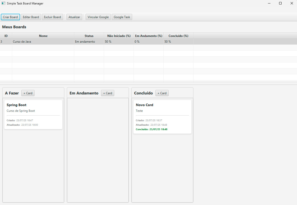 Capa Simple Task Board Manager